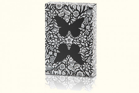 Limited Edition Butterfly Playing Cards (Black and White)