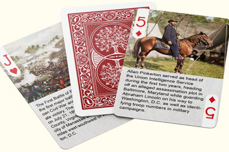 History Of American Civil War Playing Cards