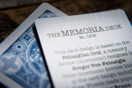 Bicycle Memoria Deck (Feinaiglian Grid) Playing Cards