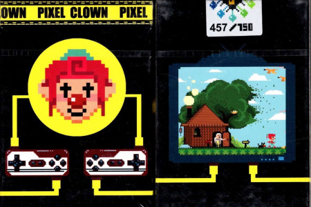 Pixel Clown Playing Cards