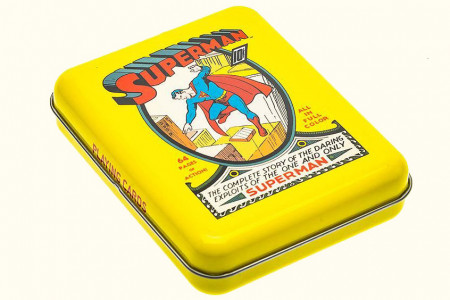 Superman Playing Cards no.1 - Tattoo Tin Boxes Display