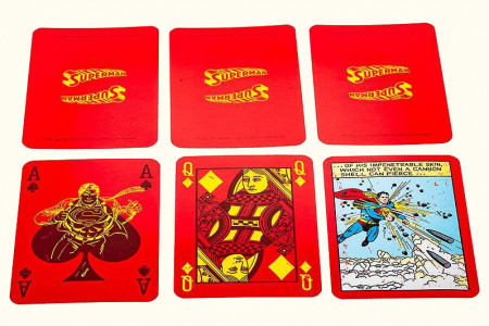 Superman Playing Cards no.1 - Tattoo Tin Boxes Display