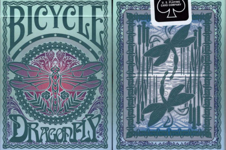 Bicycle Dragonfly (Teal) Playing Cards