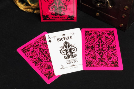 Bicycle Nautic Pink Playing Cards