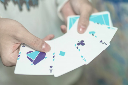 Flexible gradients Blue Playing Cards