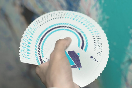 Flexible gradients Blue Playing Cards