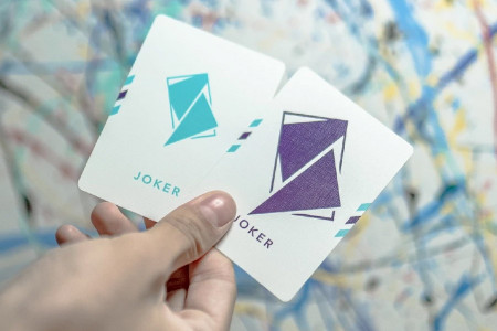 Flexible gradients Blue Playing Cards