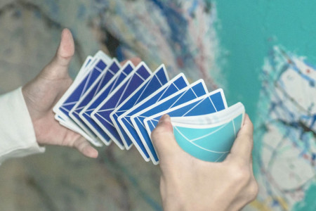 Flexible gradients Blue Playing Cards