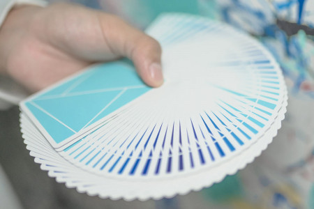 Flexible gradients Blue Playing Cards