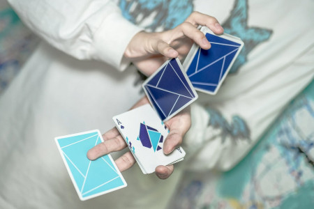 Flexible gradients Blue Playing Cards