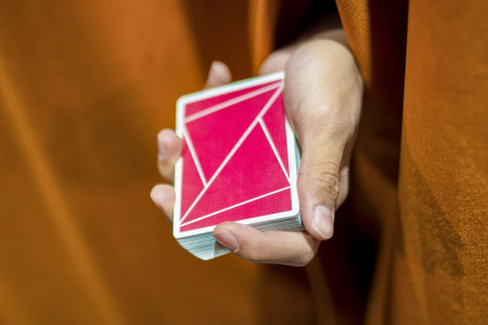 Flexible gradients Orange Playing Cards