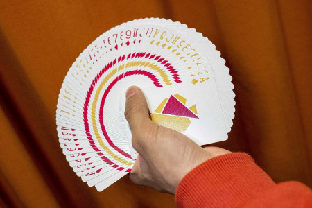 Flexible gradients Orange Playing Cards