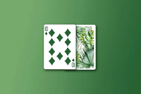 Monstera playing card