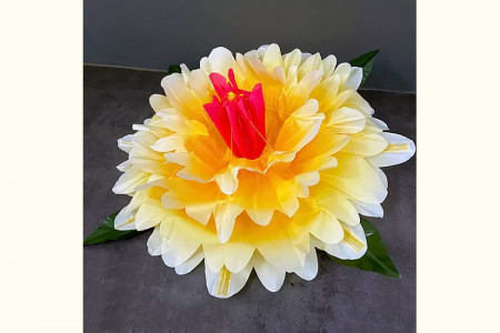 Fleur Peony à apparition - Dégradé de couleurs (30 cm)