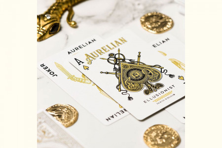 White Aurelian Playing Cards