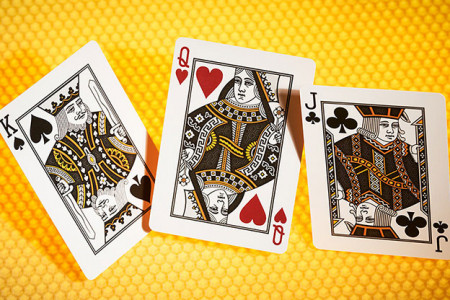 Bicycle Honeybee (Black) Playing Cards