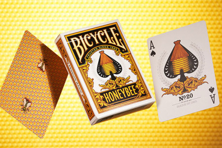 Bicycle Honeybee (Yellow) Playing Cards