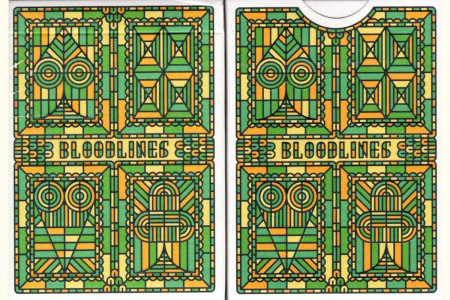 Bloodlines (Emerald Green) Playing Cards by Riffle Shuffle