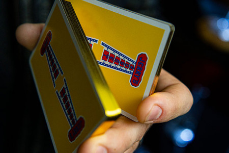 Gilded Vintage Feel Jerry's Nuggets (Yellow) Playing Cards