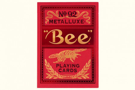 Baraja BEE Metal Luxe (Rojo)