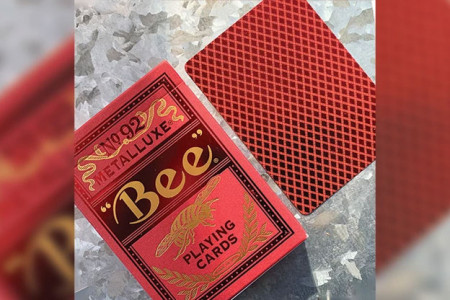 Baraja BEE Metal Luxe (Rojo)