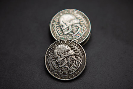 Washington Skull Head Coin