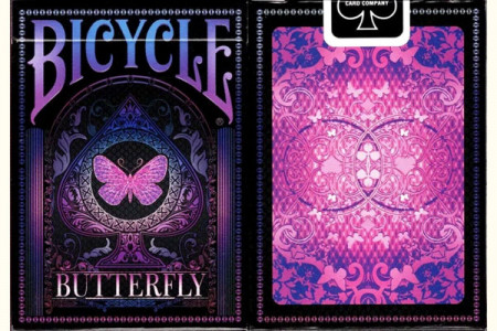 Bicycle Butterfly (Purple) Playing Cards