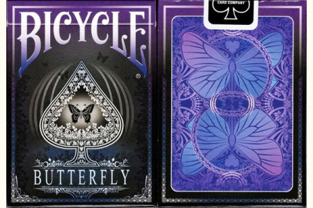 Bicycle Butterfly (Violet) Playing Cards