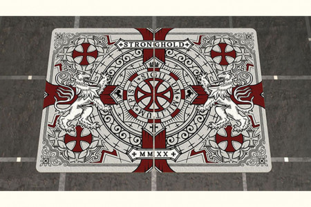 Bicycle Stronghold Crimson Playing Cards