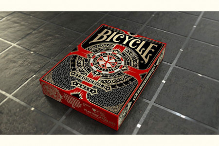 Bicycle Stronghold Crimson Playing Cards