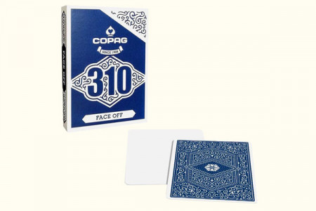 Jeu Copag 310 (Slim line) Face Blanche / Dos Bleu