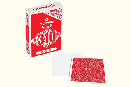 Jeu Copag 310 (Slim line) Face Blanche / Dos Rouge