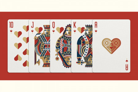 DKNG ‘Red & Blue Wheel’ Playing Cards