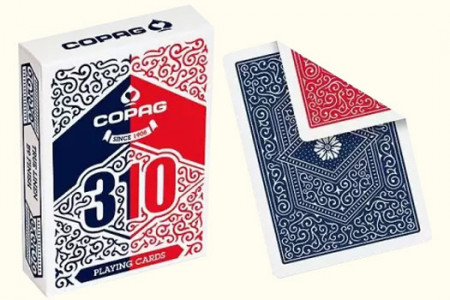 Jeu Copag 310 (Slim line) Double dos (Bleu/Rouge)