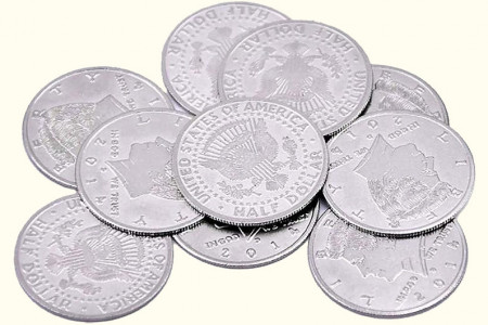 Half Dollar Palming Coins - Set of 10