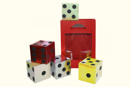 Dice from empty bag