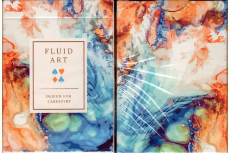 Fluid Art Deck (Cardistry - Orange)