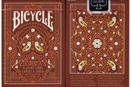 Bicycle - Aviary Playing Cards (Orange)
