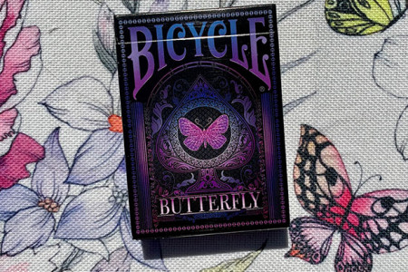 Jeu Bicycle Butterfly (Rose) Gilded