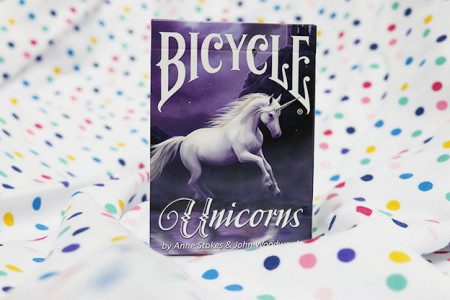 Jeu Bicycle Anne Stokes Unicorns (Violet)