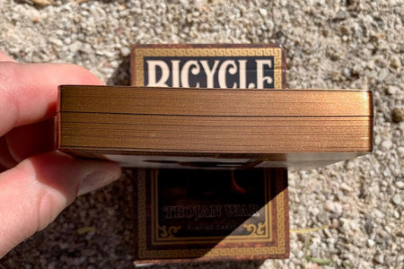 Trojan War Bicycle Playing Cards Gilded