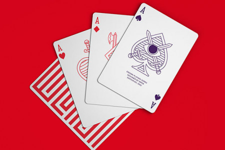 Red Enigma Playing Cards (Marked)