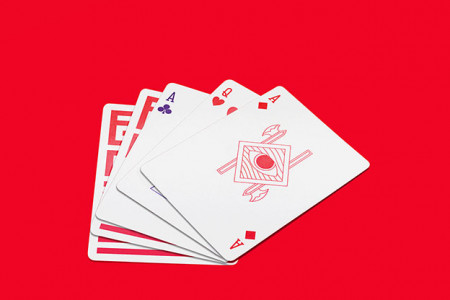 Red Enigma Playing Cards (Marked)
