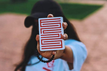 Red Enigma Playing Cards (Marked)