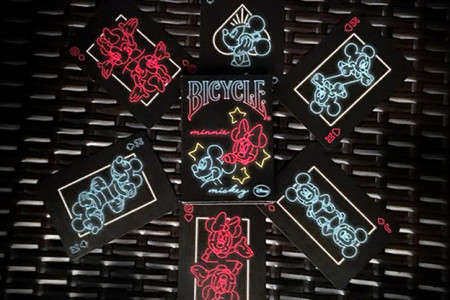 Bicycle Mickey Mouse Neon Playing Cards