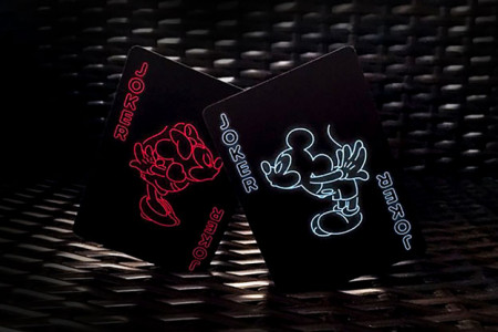 Bicycle Mickey Mouse Neon Playing Cards