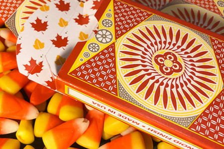 Tally-Ho Autumn Circle Back Playing Cards