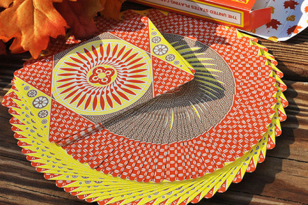 Tally-Ho Autumn Circle Back Playing Cards