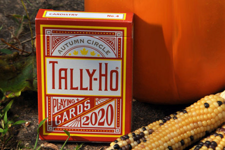 Tally-Ho Autumn Circle Back Playing Cards