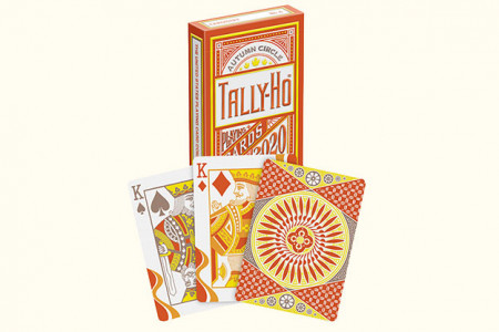 Tally-Ho Autumn Circle Back Playing Cards